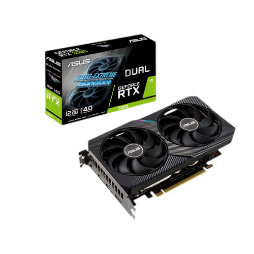 كرت شاشة اسوس دوال ASUS DUAL-RTX3060-O12G-GAMING كرت شاشة اسوس دوال ASUS DUAL-RTX3060-O12G-GAMING