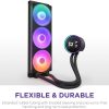 NZXT Kraken Elite 360 RGB 360mm Liquid CPU Cooler with LCD Display Black NZXT Kraken Elite 360 RGB 360mm Liquid CPU Cooler with LCD Display Black
