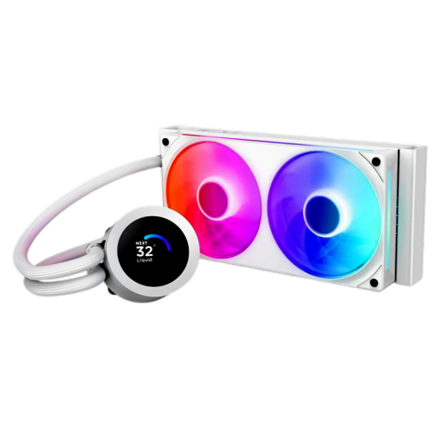  NZXT Kraken 240 Plus RGB White LCD AIO Liquid Cooler