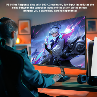 GAMEON GOESP27240IPS Esports Series 27" FHD, 240Hz, MPRT 0.5ms, HDMI 2.1, Fast IPS   (Supports PS5) - Black