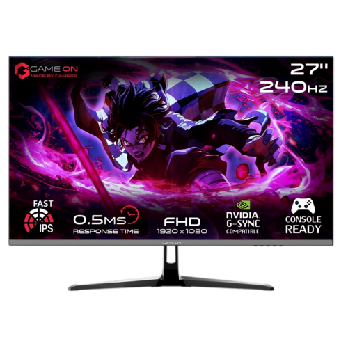 GAMEON GOESP27240IPS Esports Series 27" FHD, 240Hz, MPRT 0.5ms, HDMI 2.1, Fast IPS (Supports PS5) - Black GAMEON GOESP27240IPS Esports Series 27" FHD, 240Hz, MPRT 0.5ms, HDMI 2.1, Fast IPS (Supports PS5) - Black