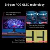 ASUS ROG Swift OLED PG39WCDM – 39" UWQHD Curved Gaming Monitor, 240Hz, 0.03ms, HDR, G-SYNC/FreeSync, HDMI 2.1, USB-C 90W