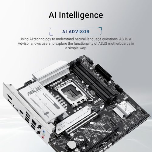ASUS PRIME B860M-A WIFI | Intel Micro-ATX DDR5 Motherboard