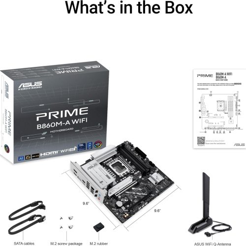 ASUS PRIME B860M-A WIFI | Intel Micro-ATX DDR5 Motherboard ASUS PRIME B860M-A WIFI | Intel Micro-ATX DDR5 Motherboard