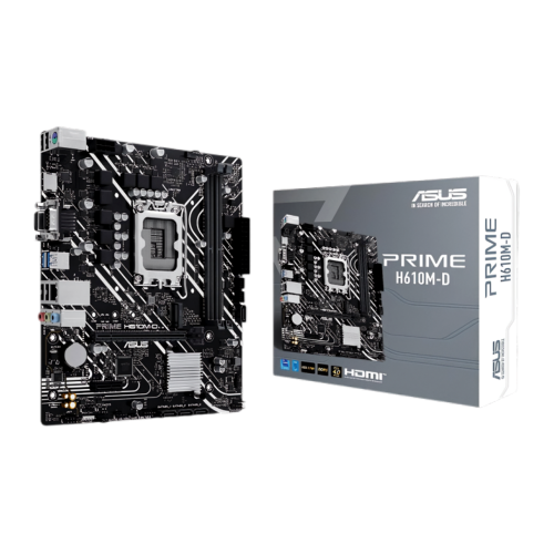ASUS PRIME H610M-D DDR5 Gaming Motherboard ASUS PRIME H610M-D DDR5 Gaming Motherboard