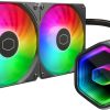 Cooler Master 240mm MasterLiquid 240 Core II ARGB Black Intel/AMD CPU Liquid Cooler Cooler Master 240mm MasterLiquid 240 Core II ARGB Black Intel/AMD CPU Liquid Cooler