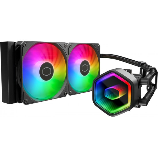 Cooler Master 240mm MasterLiquid 240 Core II ARGB Black Intel/AMD CPU Liquid Cooler
