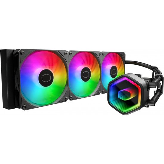  Cooler Master 360mm MasterLiquid 360 Core II ARGB Black Intel/AMD CPU Liquid Cooler