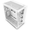 صندوق كمبيوتر العاب Nzxt | حجم متوسط | يدعم ATX | ابيض | طراز Nzxt H9 Flow