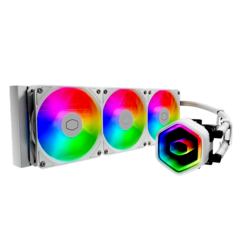  Cooler Master 360mm MasterLiquid 360 Core II ARGB White Intel/AMD CPU Liquid Cooler