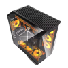 DarkFlash DY470 black– Panoramic Case with 4 ARGB Fans DarkFlash DY470 black– Panoramic Case with 4 ARGB Fans