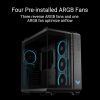  ASUS TUF Gaming GT502 Horizon ARGB Black Mid Tower Gaming Case