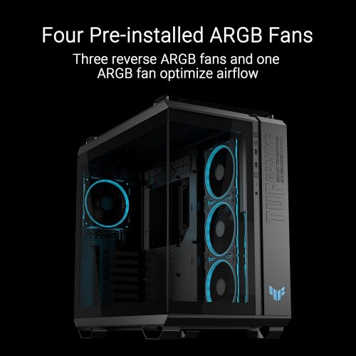  ASUS TUF Gaming GT502 Horizon ARGB Black Mid Tower Gaming Case