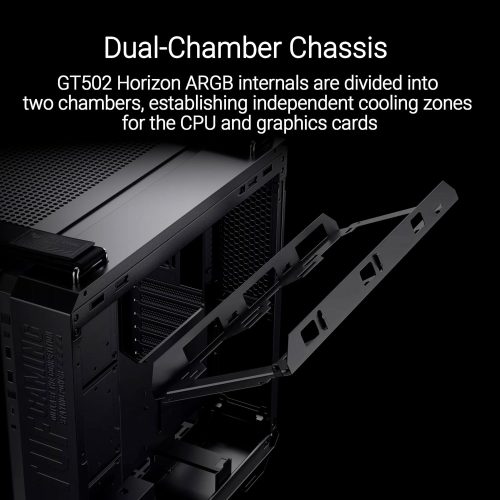  ASUS TUF Gaming GT502 Horizon ARGB Black Mid Tower Gaming Case