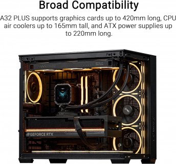  ASUS A32 PLUS Case ARGB Black