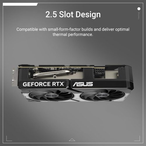 ASUS NVIDIA GeForce RTX 5060 DUAL OC 8GB GDDR7 Ray-Tracing Graphics Card ASUS NVIDIA GeForce RTX 5060 DUAL OC 8GB GDDR7 Ray-Tracing Graphics Card