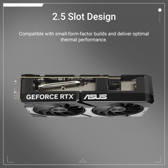  ASUS NVIDIA GeForce RTX 5060 DUAL OC 8GB GDDR7 Ray-Tracing Graphics Card