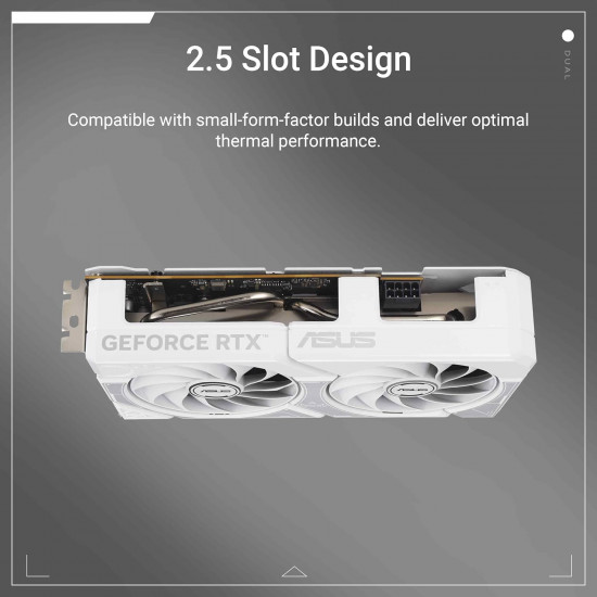  ASUS Dual GeForce RTX™ 5060 White OC Edition 8GB GDDR7
