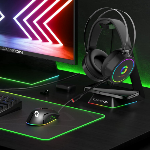 GAMEON GOT200A Thunderstrike RGB Gaming Headset - Black GAMEON GOT200A Thunderstrike RGB Gaming Headset - Black