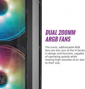 Cooler Master MasterCase H500P Mesh ARGB – Mid Tower