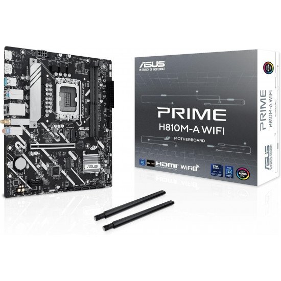  Asus Prime H810M-A WiFi Intel 1851 Micro ATX DDR5 Motherboard