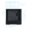 LIAN LI LANCOOL 207 DIGITAL Black Gaming Case with 6-Inch LCD LIAN LI LANCOOL 207 DIGITAL Black Gaming Case with 6-Inch LCD