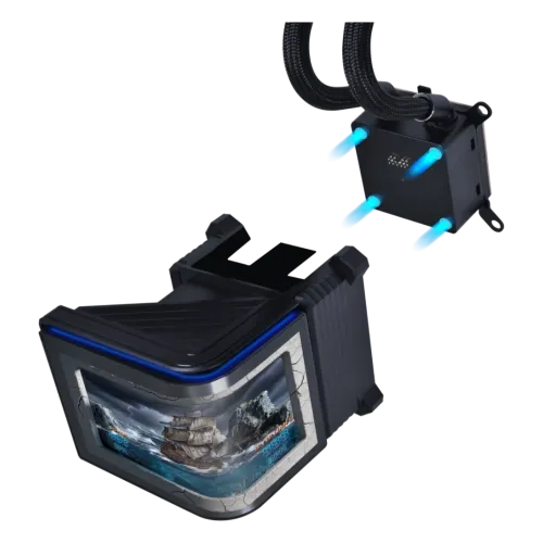 LIAN LI HydroShift II OLED Curved 360mm AIO Liquid Cooler with 6.67-Inch 2K 60Hz OLED Display LIAN LI HydroShift II OLED Curved 360mm AIO Liquid Cooler with 6.67-Inch 2K 60Hz OLED Display