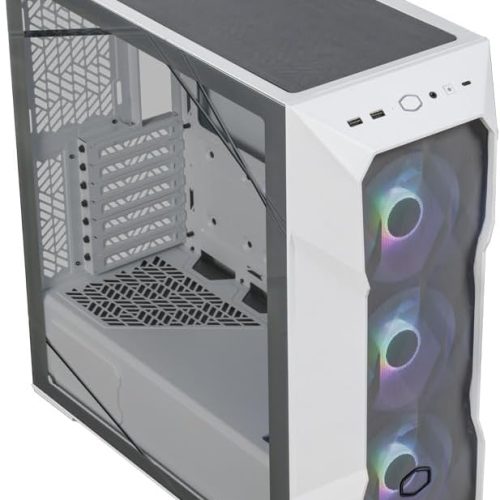 صندوق كمبيوتر العاب Cooler Master | يدعم ATX | تصميم شبكي | ابيض | طراز TD500 Mesh V2 صندوق كمبيوتر العاب Cooler Master | يدعم ATX | تصميم شبكي | ابيض | طراز TD500 Mesh V2