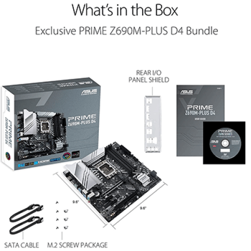 ASUS Prime Z690M PlUS D4 ASUS Prime Z690M PlUS D4