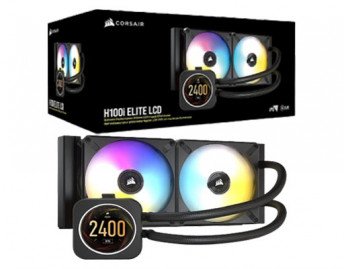 Corsair iCUE H100i ELITE LCD Display Liquid CPU Cooler
