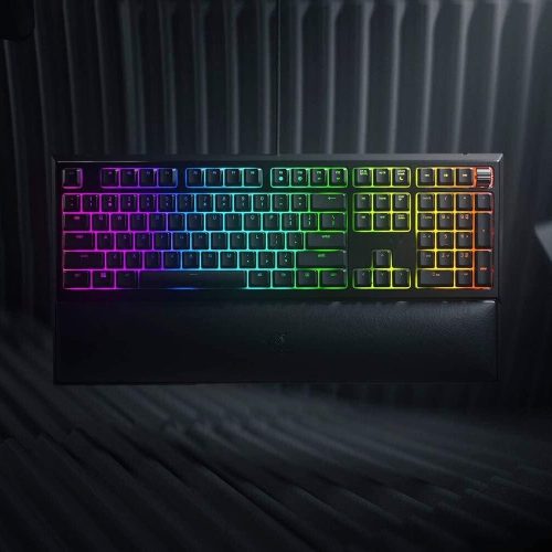 Razer Ornata V2 Mecha-Membrane Gaming Keyboard With Razer Chroma RGB Arabic Layout