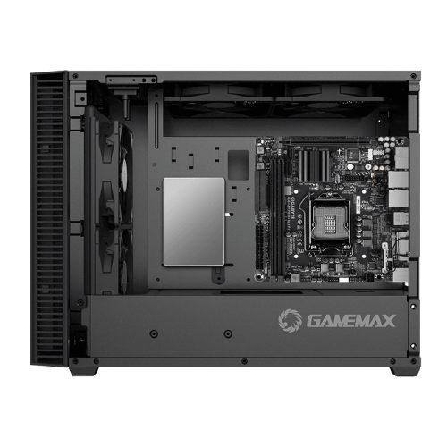صندوق كمبيوتر العاب GAMEMAX | يدعم Mini ITX | اسود | طراز ITX01 (ABYSS) صندوق كمبيوتر العاب GAMEMAX | يدعم Mini ITX | اسود | طراز ITX01 (ABYSS)