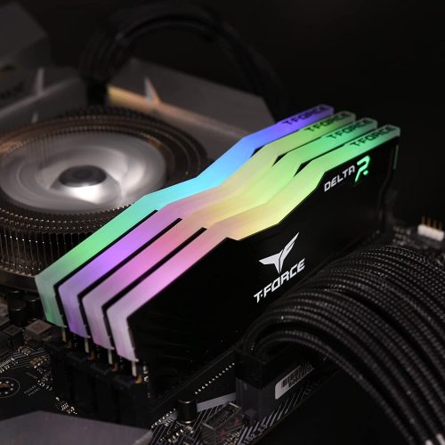 TEAMGROUP Team T-Force Delta RGB DDR4 Gaming Memory, 2 x 8 GB, 3600 TEAMGROUP Team T-Force Delta RGB DDR4 Gaming Memory, 2 x 8 GB, 3600