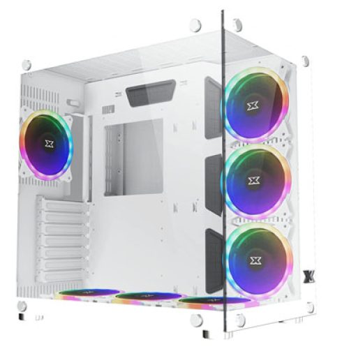 ATX Xigmatek Aquarius Plus Arctic PC Case with 7X AY120