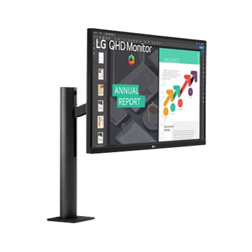 شاشة ال جي LG Ergo | بدقة QHD (2560×1440) | مقاس 27 انش | لوحة IPS | تقنية AMD فري سينك | طراز Ergo 27QN880-B شاشة ال جي LG Ergo | بدقة QHD (2560×1440) | مقاس 27 انش | لوحة IPS | تقنية AMD فري سينك | طراز Ergo 27QN880-B
