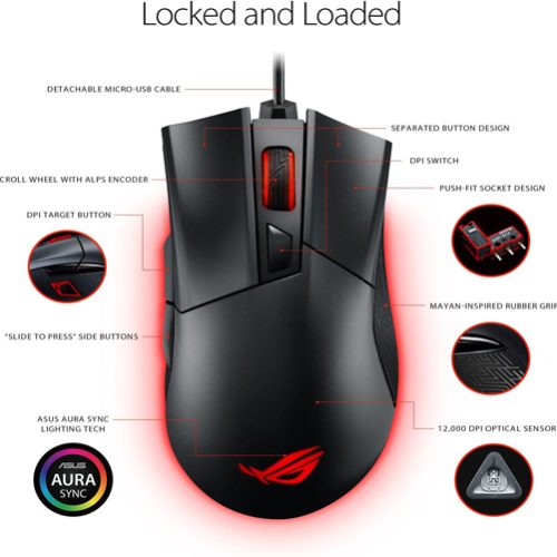 Asus Gaming Mouse ROG GLADIUS II RGB Asus Gaming Mouse ROG GLADIUS II RGB