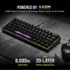 Corsair K65 RGB MINI 60% Mechanical Gaming Keyboard – CHERRY MX Red Corsair K65 RGB MINI 60% Mechanical Gaming Keyboard – CHERRY MX Red
