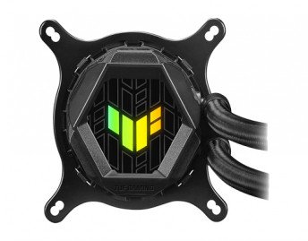Asus TUF Gaming LC 240 ARGB all-in-one liquid CPU cooler with Aura Sync and dual TUF Gaming 120 mm ARGB radiator fans