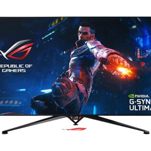 شاشة العاب عملاقة اسوس روج سويفت ASUS ROG STRIX | بدقة (3840 × 2160) 4K UHD | مقاس 65 انش | استجابة 4 مللي ثانية | معدل تحديث 144 هرتز | طراز PG65UQ شاشة العاب عملاقة اسوس روج سويفت ASUS ROG STRIX | بدقة (3840 × 2160) 4K UHD | مقاس 65 انش | استجابة 4 مللي ثانية | معدل تحديث 144 هرتز | طراز PG65UQ