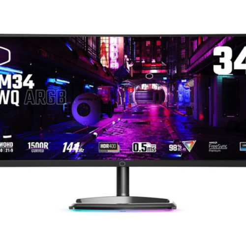 Cooler Master GM34-CWQA 34” ARGB Curved 144Hz VA Cooler Master GM34-CWQA 34” ARGB Curved 144Hz VA