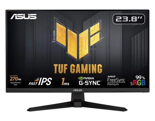 -ASUS TUF Gaming VG249QM1A Gaming Monitor 24 inch FHD Fast IPS, overclocking 270 Hz (Above 144Hz A -ASUS TUF Gaming VG249QM1A Gaming Monitor 24 inch FHD Fast IPS, overclocking 270 Hz (Above 144Hz A
