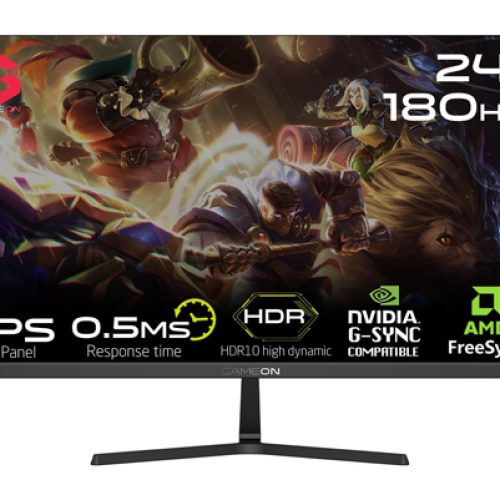 شاشة العاب جيم اون GAMEON Pro Series | بدقة FHD (1920×1080) | مقاس 24 انش | استجابة 1 مللي ثانية | لوحة IPS | معدل تحديث 165 هرتز | طراز GOPS24180IPS شاشة العاب جيم اون GAMEON Pro Series | بدقة FHD (1920×1080) | مقاس 24 انش | استجابة 1 مللي ثانية | لوحة IPS | معدل تحديث 165 هرتز | طراز GOPS24180IPS