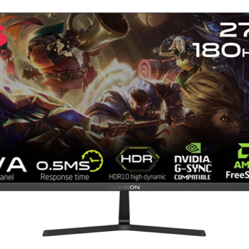 شاشة العاب جيم اون 27 بوصة GAMEON 180Hz شاشة العاب جيم اون 27 بوصة GAMEON 180Hz