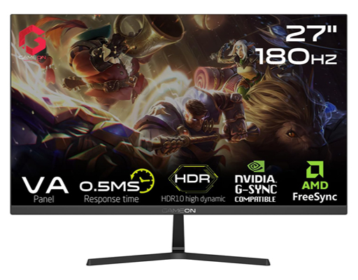 شاشة العاب جيم اون 27 بوصة GAMEON 180Hz