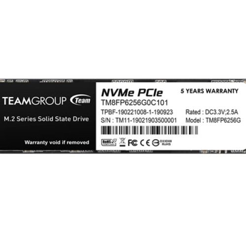 TEAMGROUP MP33 256GB 3D NAND NVMe PCIe M.2 SSD TEAMGROUP MP33 256GB 3D NAND NVMe PCIe M.2 SSD