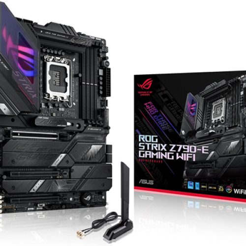 لوحة أم اسوس روج ستريكس ASUS ROG STRIX Z790-E GAMING WIFI DDR5 لوحة أم اسوس روج ستريكس ASUS ROG STRIX Z790-E GAMING WIFI DDR5