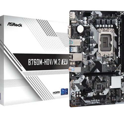 ASRock B760M-HDV/M.2 LGA 1700 DDR4 Micro ATX Motherboard