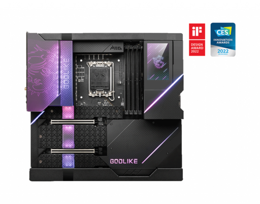 لوحة أم إم اس اي MSI MEG Z690 GODLIKE مع ذاكرة DDR5 16 جيجابايت * 2 بسرعة 5200 ميجاهرتز وتبريد مائي MEG S360