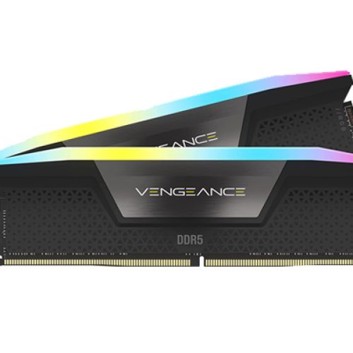 -Corsair DDR5 RAM VENGEANCE RGB 32GB (2x16GB) 6000MHz C40-Black