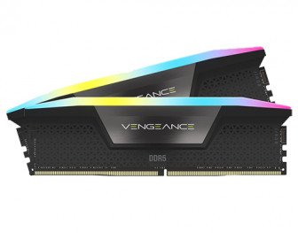 -Corsair DDR5 RAM VENGEANCE RGB 32GB (2x16GB) 6000MHz C40-Black